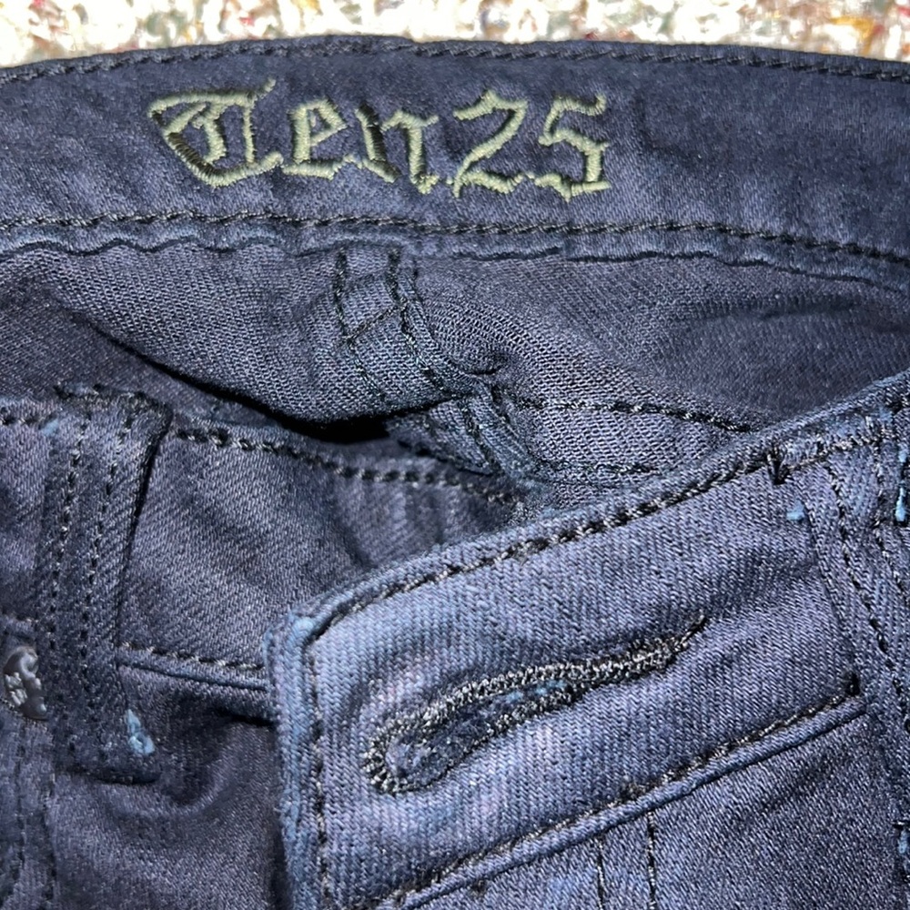 Ten 25 Black Jeans Destroyed
